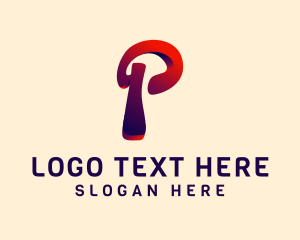 Paint - Creative Studio Letter P logo design