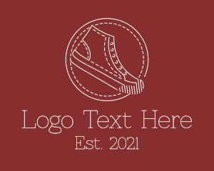 Shoe - Retro Sneaker Shoes logo design