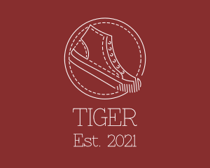 Athlete-shoes - Retro Sneaker Shoes logo design