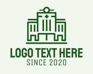 Green Hospital Medical Clinic logo design
