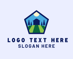 Housing - Organic Barn Field logo design