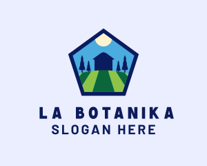Agritourism - Organic Barn Field logo design