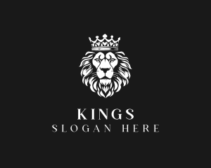 Royal Lion Crown logo design