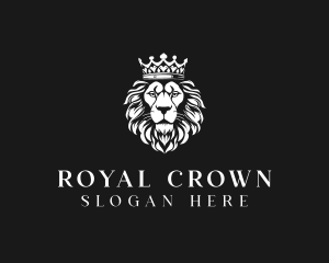 Royal Lion Crown logo design