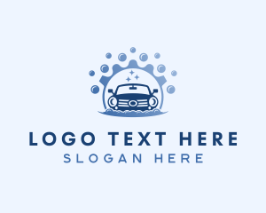 Auto - Suds Cleaning Car Wash logo design