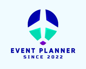 Navigator - Airplane Travel Location Pin logo design