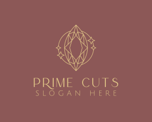 Marquise Cut Diamond logo design