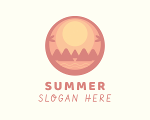 Summer Bay Island logo design