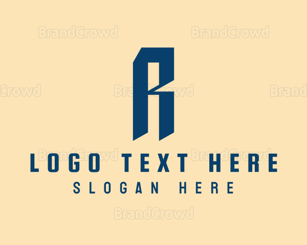 Blue Letter R Company Logo