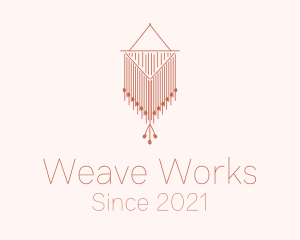 Weave - Wall Hanging Tapestry Decor logo design