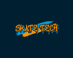 Graffiti Skate Artist logo design