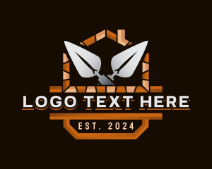 Trowel - Brick Masonry Renovation logo design
