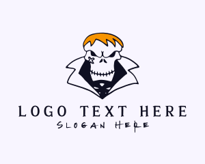 Gangster - Gangster Punk Skull logo design