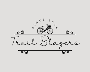 Retro Bike Travel logo design