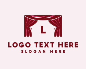 Home Depot - Theater Curtain Decor logo design