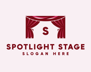 Theater - Theater Curtain Decor logo design