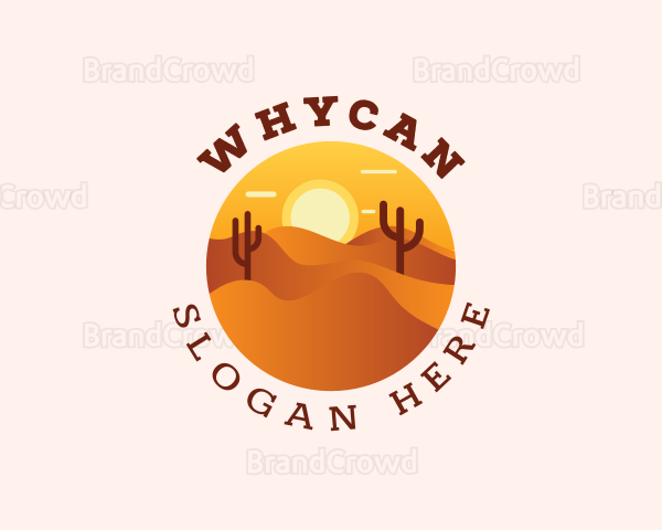 Outdoor Cactus Desert Logo