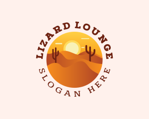 Outdoor Cactus Desert Logo