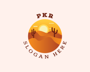 Outdoor Cactus Desert Logo