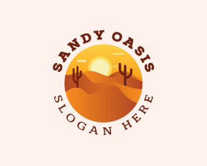 Dune - Outdoor Cactus Desert logo design