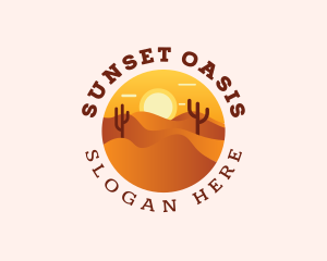 Outdoor Cactus Desert logo design