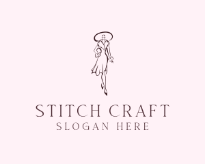 Seamstress - Fashion Stylist Seamstress logo design