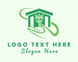 Bio - Nature House Garden logo design