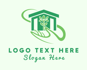 Seedling - Nature House Garden logo design