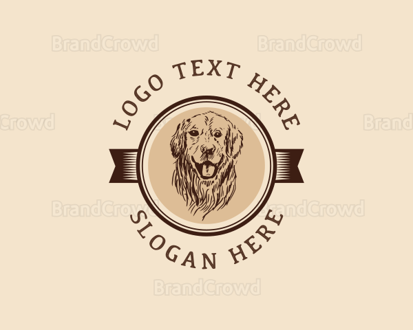 Vintage Dog Grooming Logo