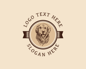 Vintage Dog Grooming logo design