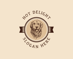 Vintage Dog Grooming logo design