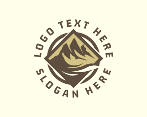 Hill - Outdoor Mountain Trekking logo design