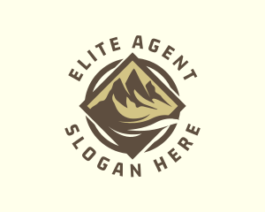 Outdoor Mountain Trekking Logo