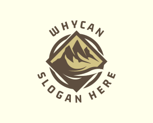 Outdoor Mountain Trekking Logo