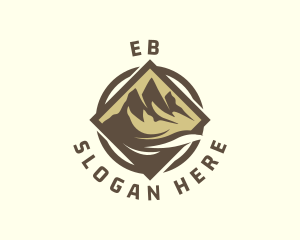 Hill - Outdoor Mountain Trekking logo design