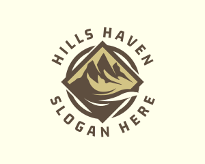 Outdoor Mountain Trekking logo design