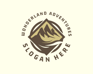 Outdoor Mountain Trekking logo design