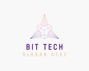 Tech Pyramid Developer logo design