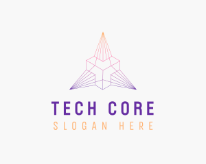 Tech Pyramid Developer logo design