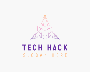 Tech Pyramid Developer logo design