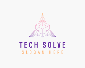 Tech Pyramid Developer logo design