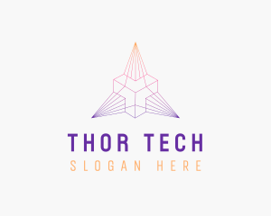 Tech Pyramid Developer logo design