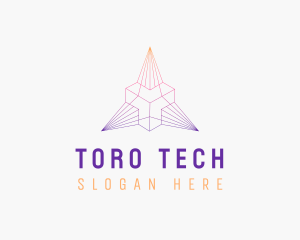 Tech Pyramid Developer logo design