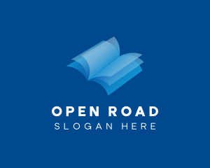 Open Book Business logo design