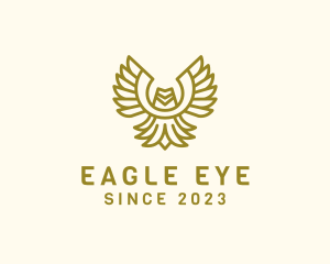 Eagle Feather Wings logo design