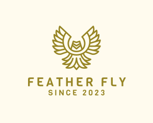 Eagle Feather Wings logo design