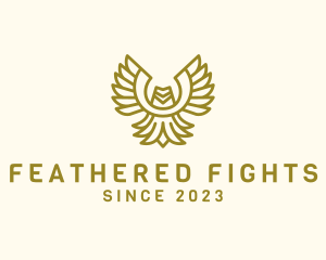 Eagle Feather Wings logo design