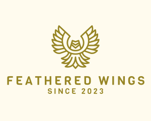 Eagle Feather Wings logo design