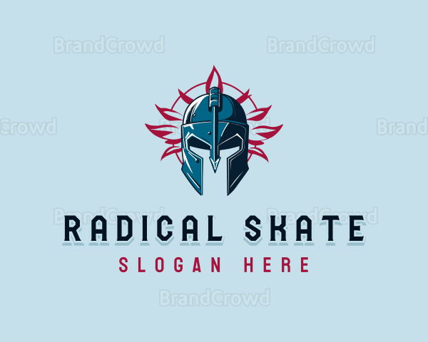 Spartan Helmet Armor Logo