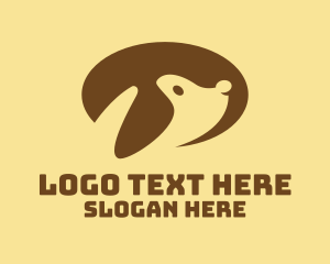 Dog Cafe - Brown Dog Veterinary logo design